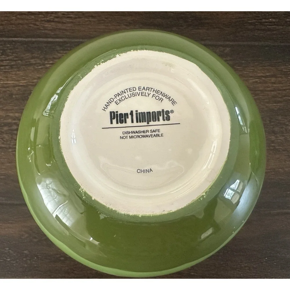 Pier One Set Of 2 Watermelon Serving Bowls  Nesting Bowls Summer Serving‎ Bowls